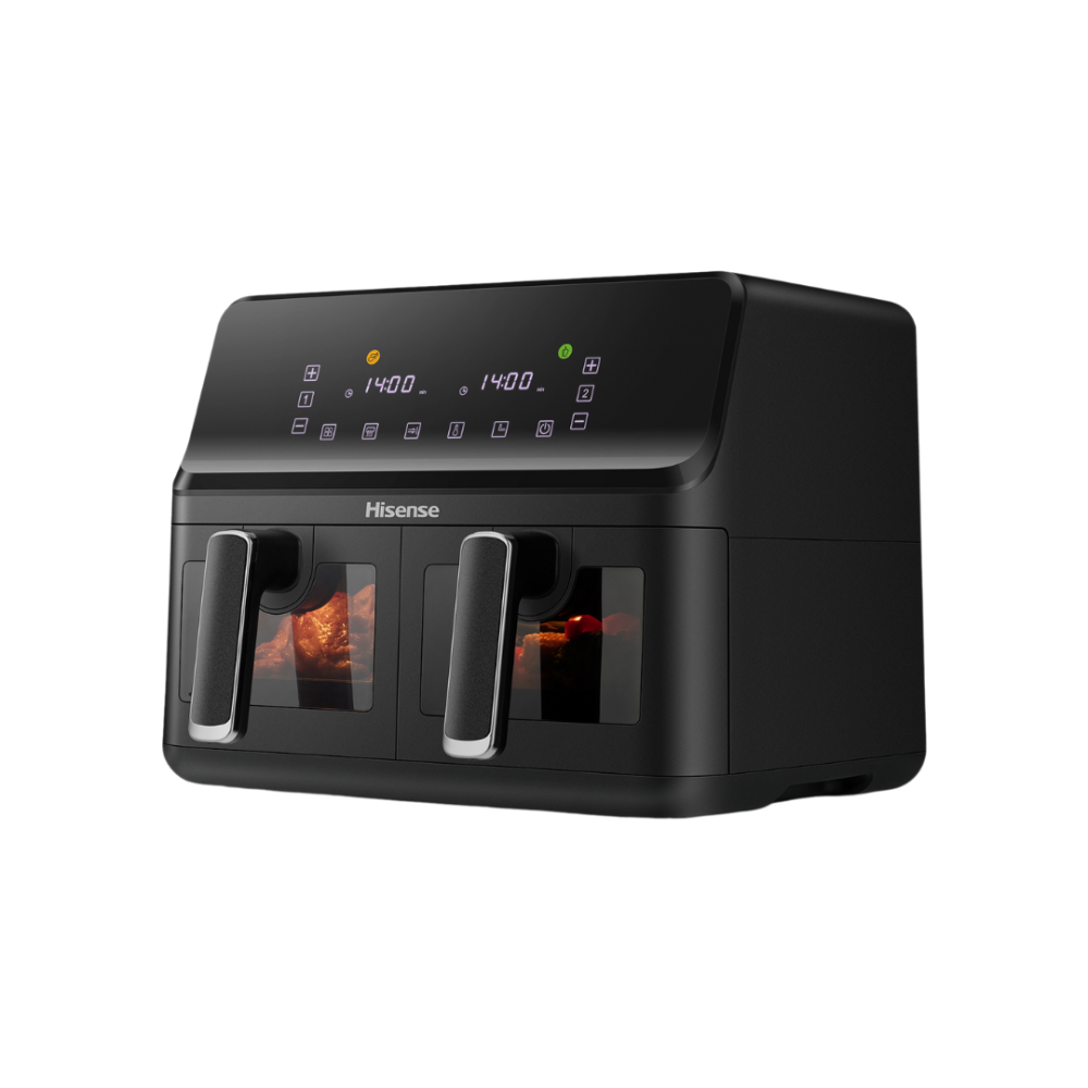Hisense 8.8L Dual Basket Air Fryer 2700W (H09AFBK2S5) – Healthy Cooking, Family Size