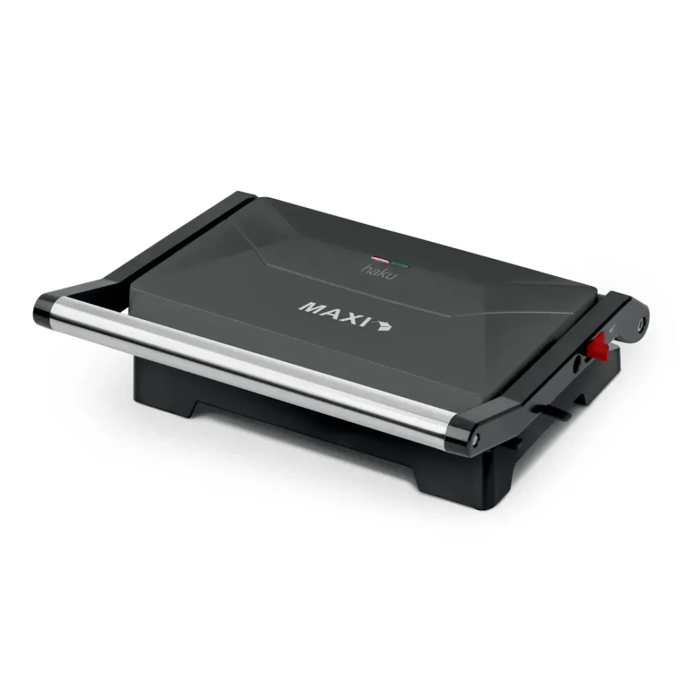 Maxi Contact Grill 1000W (1100PR) – Black, Non-Stick & Fast Grilling