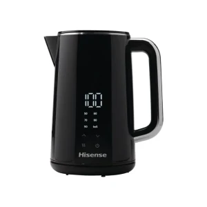 Hisense Digital Kettle 1.7L (HK17DWD) – 2200W, Black, Fast Boil & Smart Control