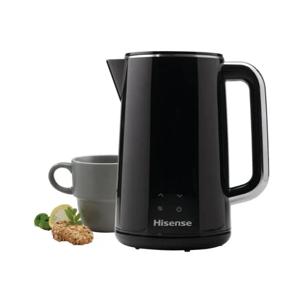 Hisense Digital Kettle 1.7L (HK17DWD) – 2200W, Black, Fast Boil & Smart Control