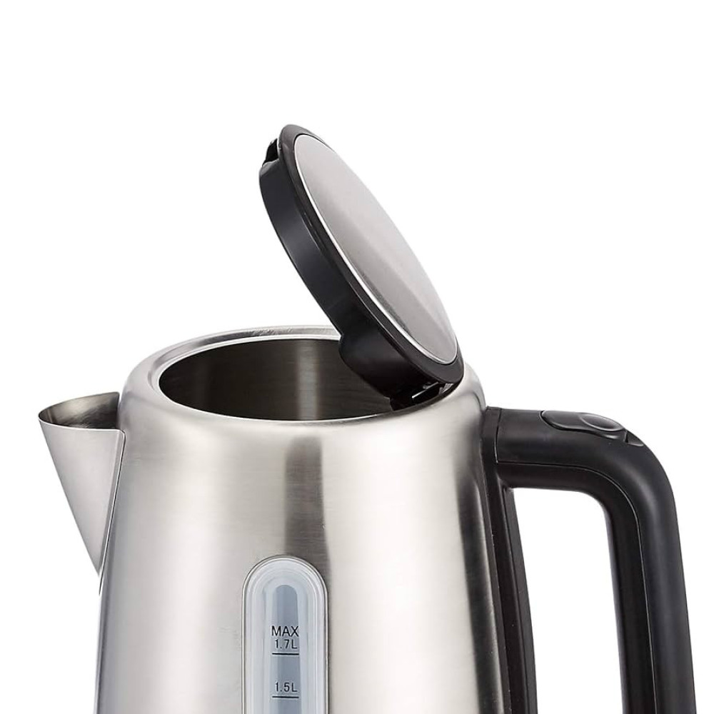 Maxi Electric Kettle 1.7L (17S30A2) – 2000W, Silver, Fast & Durable