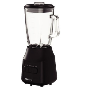 Maxi BL6013W1 Blender 600W 1.5L Black - Multi-Speed Kitchen Blender for Smoothies