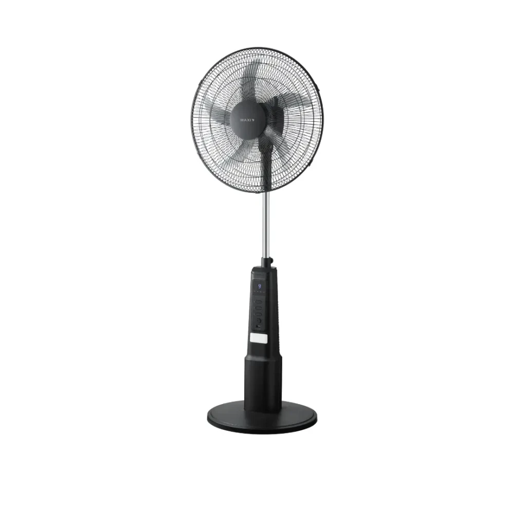 Maxi 45-25MRD Rechargeable Standing Fan 18" Black - Cordless Power Backup Fan