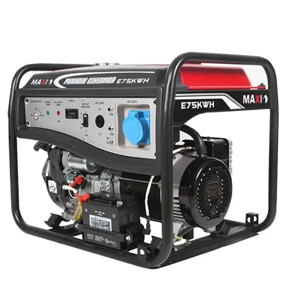 Maxi 9.3kVA Generator E75KWH - Key Start with Wheels