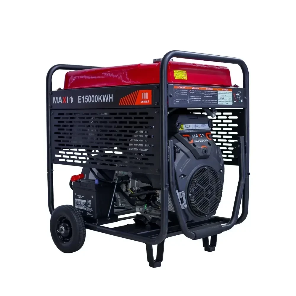 Maxi 18.75kVA 3-Phase Generator E15000KWH - Key Start with Wheels