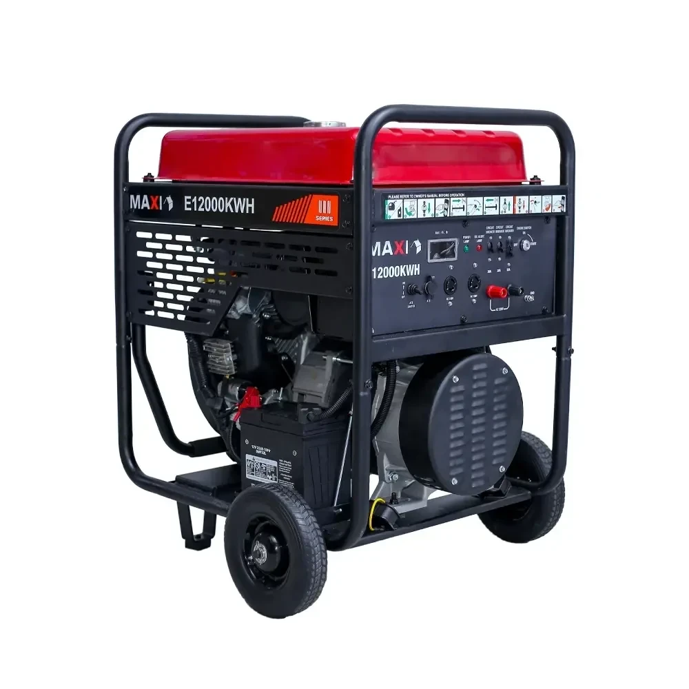 Maxi 15kVA Generator E12000KWH - Key Start with Wheels