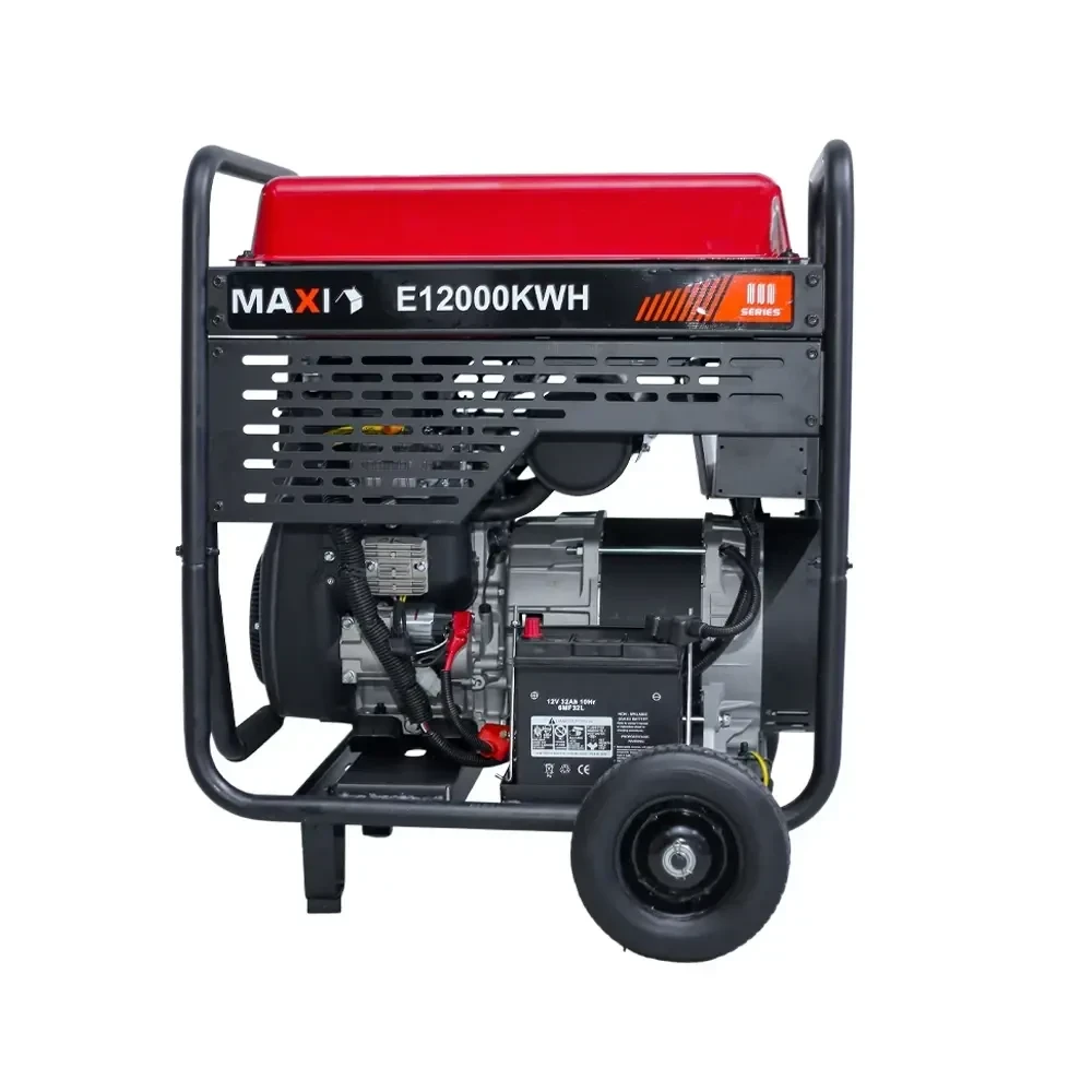 Maxi 15kVA Generator E12000KWH - Key Start with Wheels