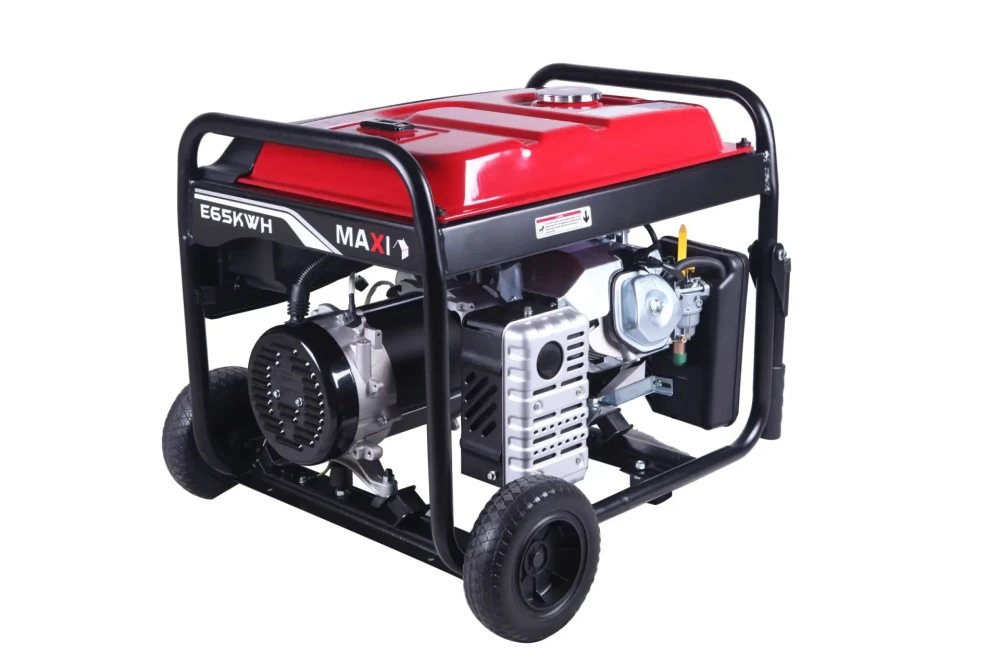 Maxi 8.1kVA Generator E65KWH - Key Start with Wheels