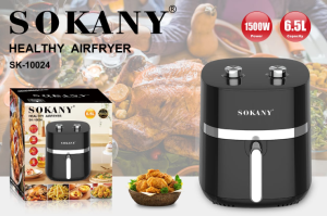 Sokany SK-10024 Healthy Air Fryer 6.5L 1500W