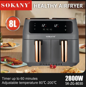 Sokany SK-ZG-8030 Healthy Air Fryer 8L Adjustable Temperature