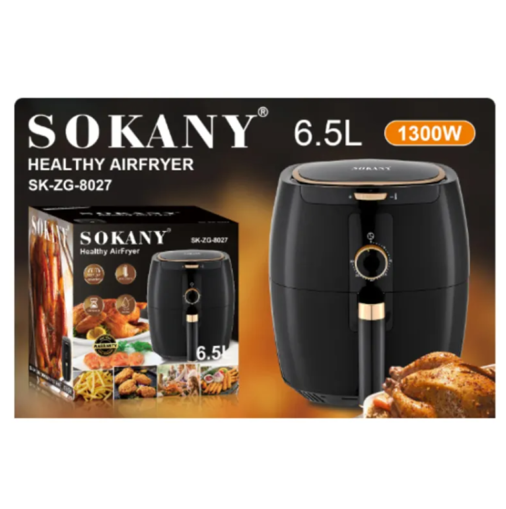 Sokany SK-ZG-8027 Healthy Air Fryer 6.5L 1300W