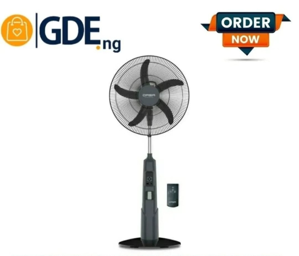QASA 18INCH FREE STANDING RECHARGEABLE FAN QRF-5918HR