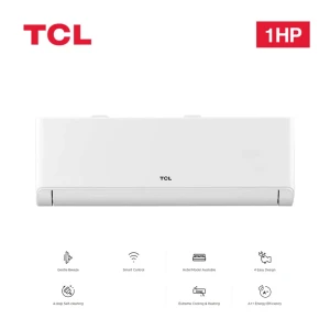 TCL 1.0HP Split Air Conditioner – Fast Cooling, Eco Mode, Copper Tube (No Installation Kit)