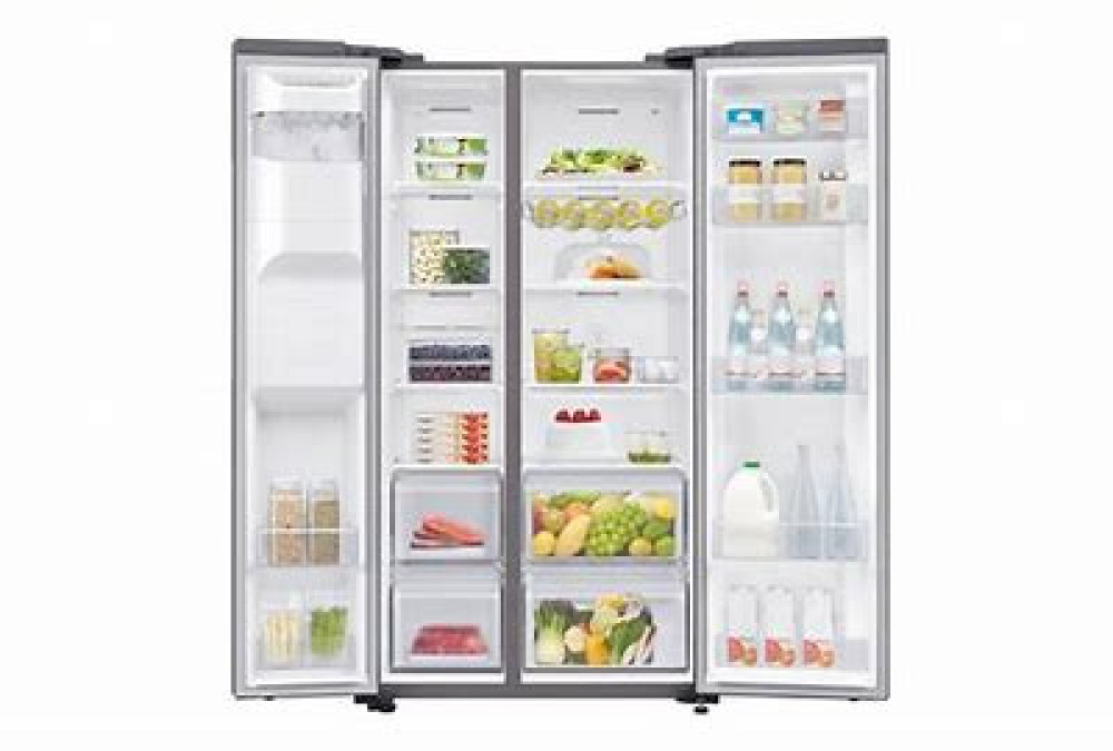 Samsung RS57DG4000M9G 583L Side-by-Side Refrigerator – Digital Inverter, No Frost, WiFi, Silver