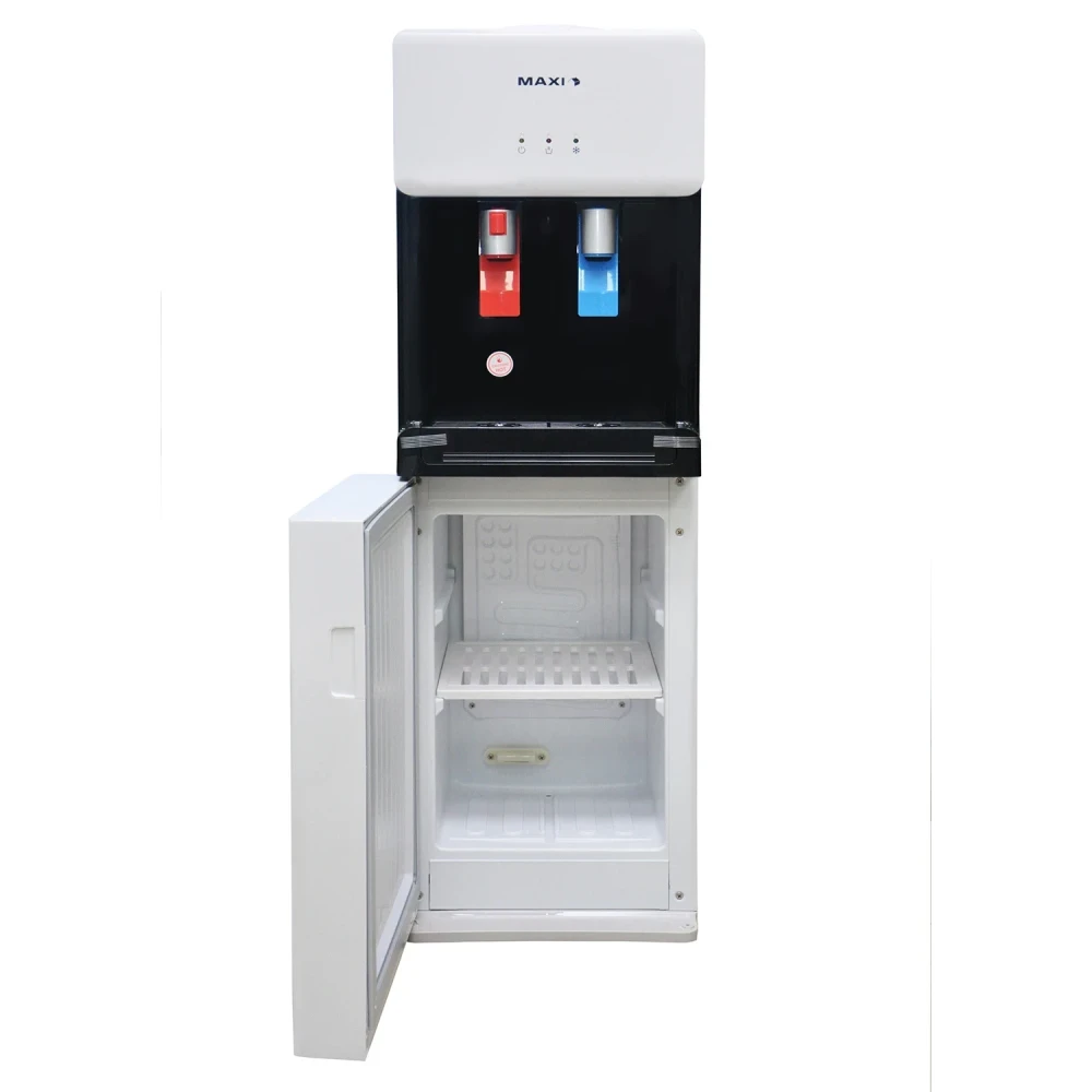 Maxi Water Dispenser with Bottom Fridge (1675S-B) 2-Faucets