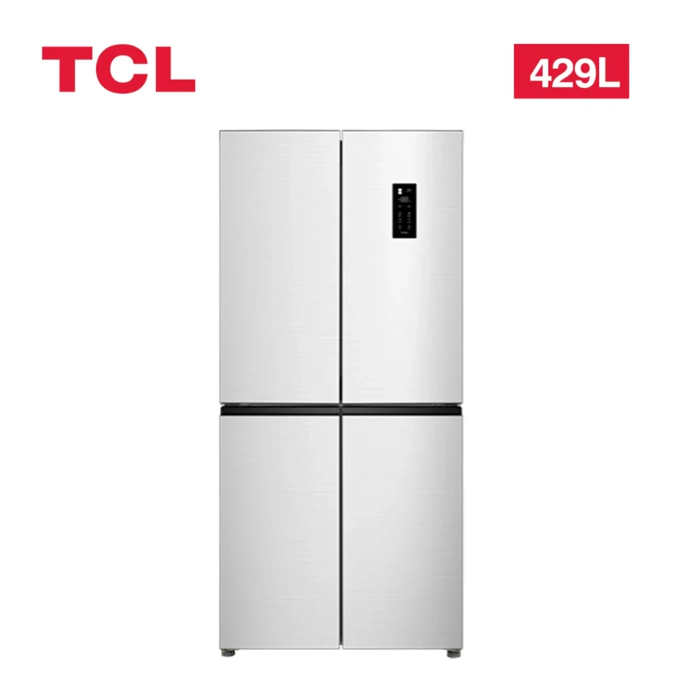 TCL 429L Cross Door Refrigerator – Inverter, No-Frost, Silver (P460CDS)