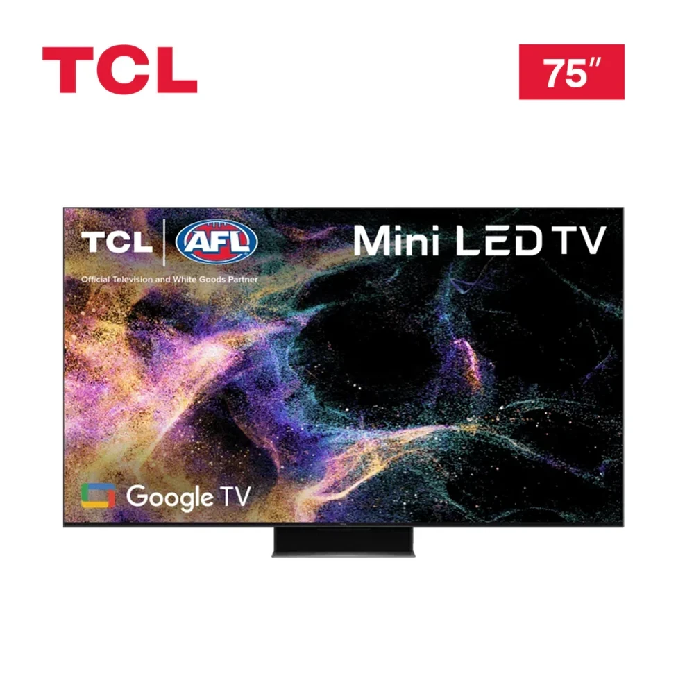 TCL 75-Inch C845 Mini-LED 4K QLED Google TV – 144Hz VRR, HDR 2000 nits, Dolby Vision & Atmos