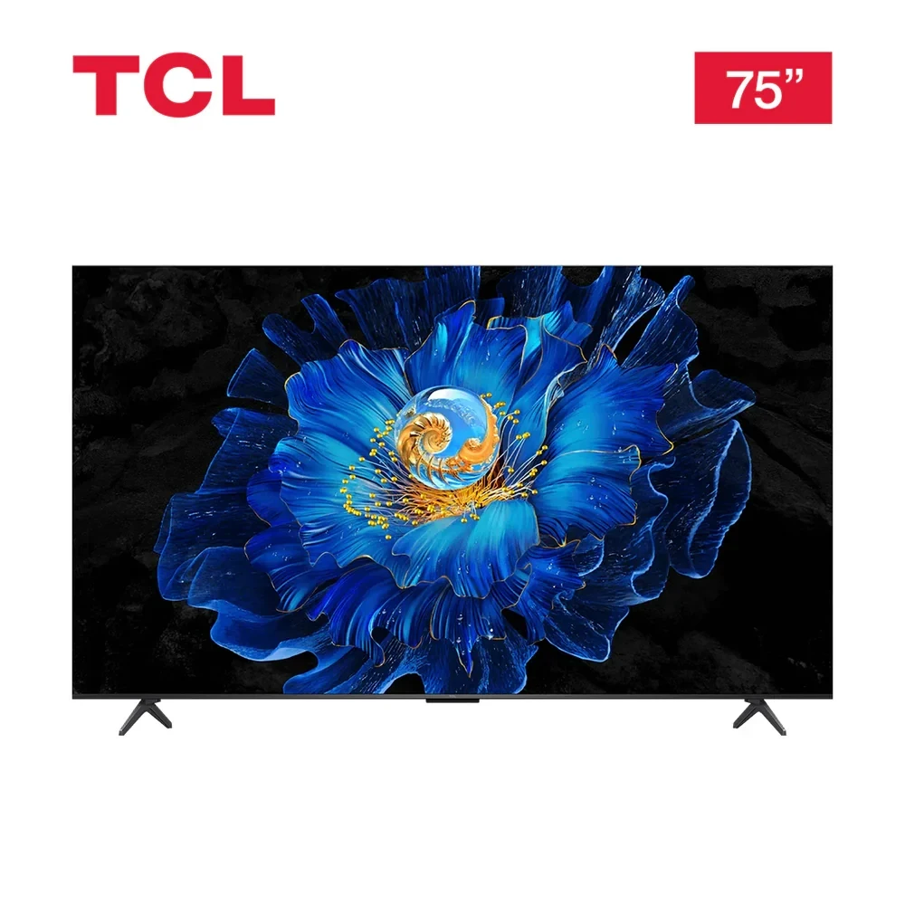 TCL 75C6KS 75-Inch QD-Mini LED 4K UHD Google TV – 120Hz, Dolby Vision IQ, ONKYO 2.1 Sound with Dolby Atmos