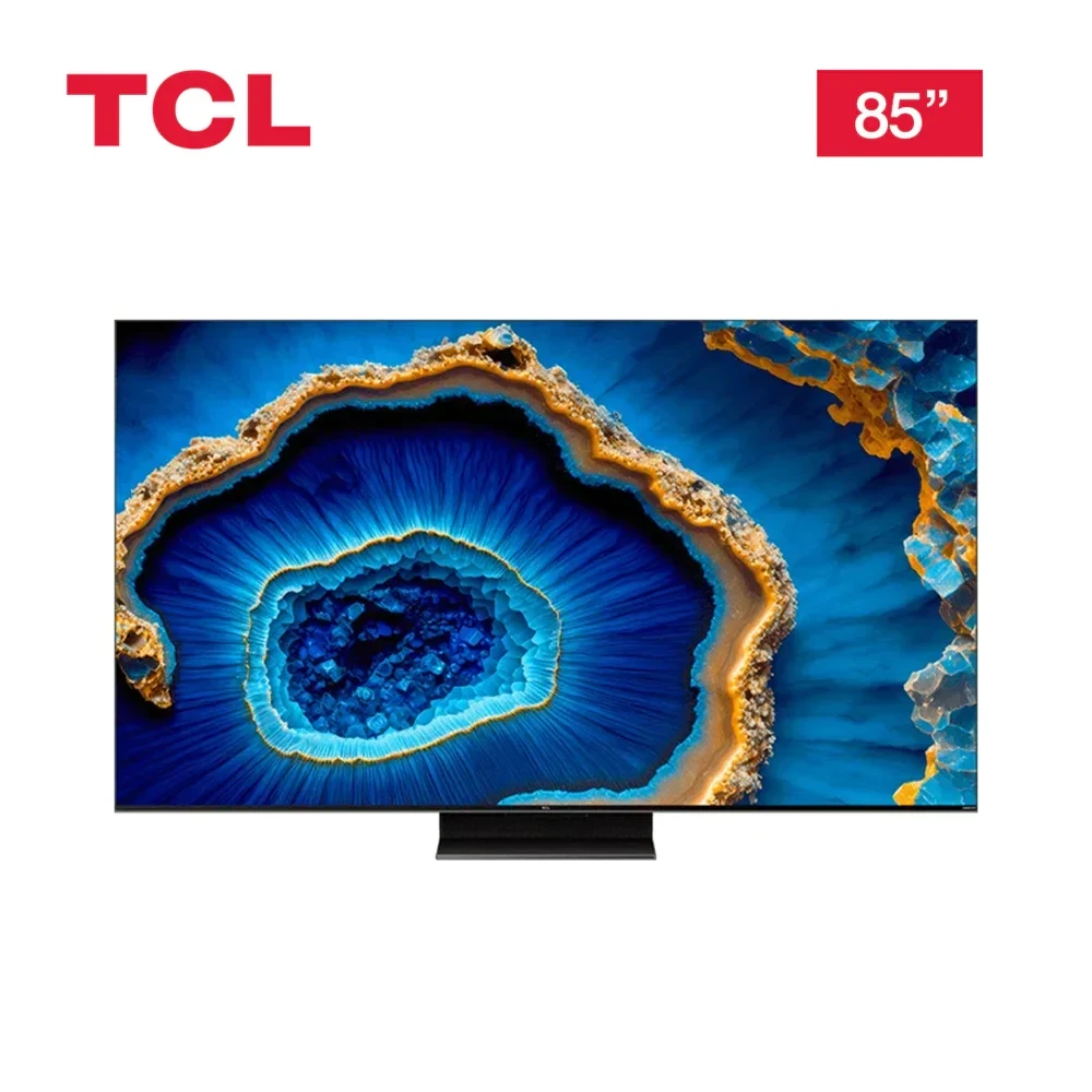 TCL 85 Inch QD-Mini LED 4K UHD Google TV (85C755) – Dolby Vision IQ•Atmos, 144Hz VRR, IMAX Enhanced