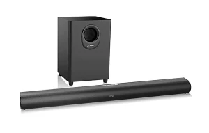F&D HT-330 2.1 Channel 80W Soundbar with 6.5” Subwoofer, Bluetooth 5.0 & USB – Black