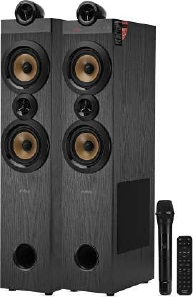 F&D T-70X 160W Tower Speaker with Bluetooth, Wireless Streaming & Powerful Sound – Black