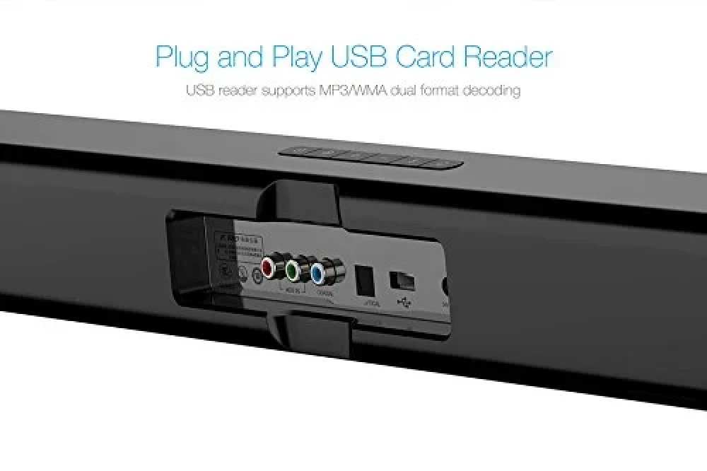 F&D T388X 140W Soundbar with Wireless Subwoofer, Bluetooth & Multi-Device Support – Black