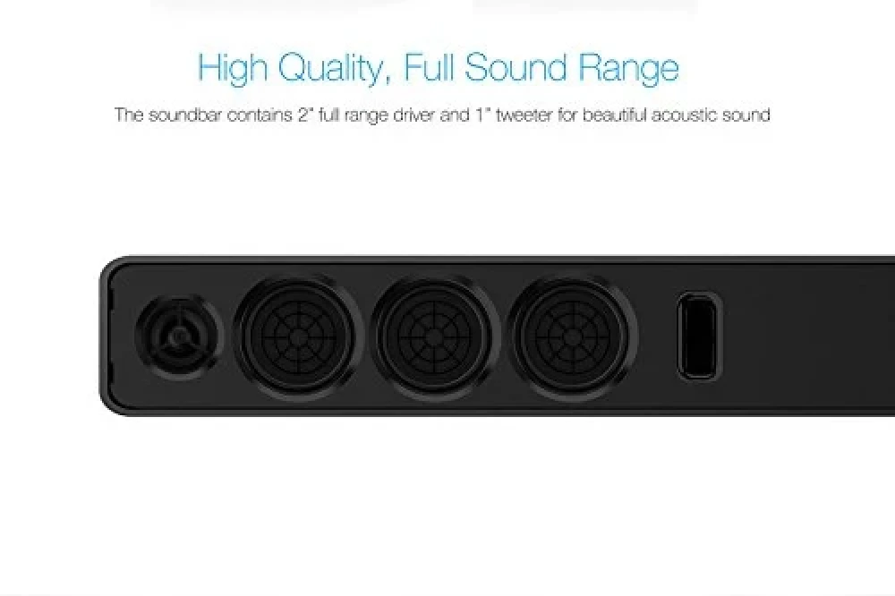 F&D T388X 140W Soundbar with Wireless Subwoofer, Bluetooth & Multi-Device Support – Black