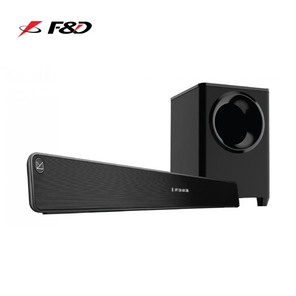 F&D T388D 140W Bluetooth Soundbar with Wireless Subwoofer – Black