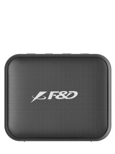 F&D W9 Portable Bluetooth Speaker – Waterproof Slim Design with Deep Bass (Black)