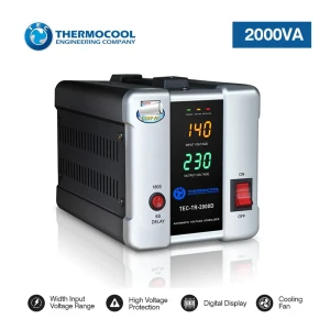 TEC 2000VA Voltage Stabilizer with Overload & Short Circuit Protection