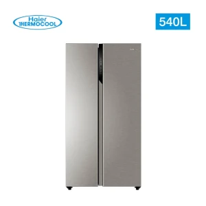 Haier Thermocool 540L Side-by-Side Refrigerator (HRF-540SG6) – Inverter, DEO Sterilization, Grey