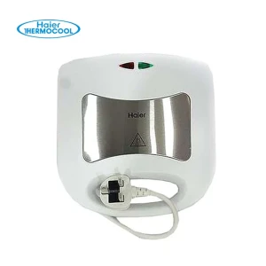 Haier 2-Slice Sandwich Maker – Non-Stick Plates & Quick Heating | Black (100105458)