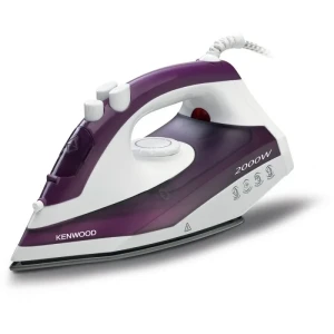 Kenwood 2200W Steam Iron – 250ML Non-Stick Soleplate | STP40 (White)