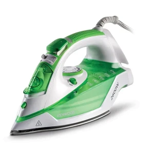 Kenwood 2600W Steam Iron – 350ML Ceramic Soleplate | STP70 (White & Green)