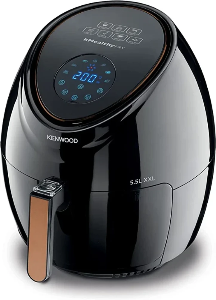 Kenwood 5.5L Air Fryer – 1800W Touchscreen with XXL Capacity | HFP50 (Black)