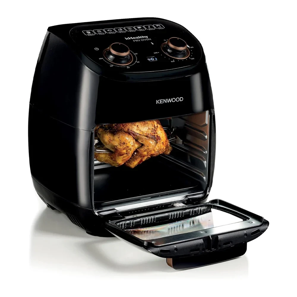 Kenwood 11L Air Fryer – 2000W Digital Touchscreen with Rotisserie | HFP90 (Black)