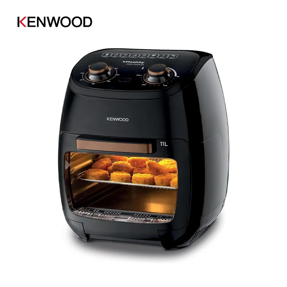 Kenwood 11L Air Fryer – 2000W Digital Touchscreen with Rotisserie | HFP90 (Black)