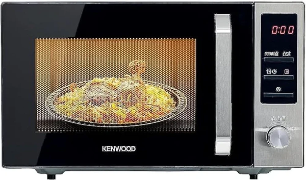 Kenwood 25L Microwave Grill – 800W Microwave & 1000W Grill with Digital Display | MWM25 (Black)
