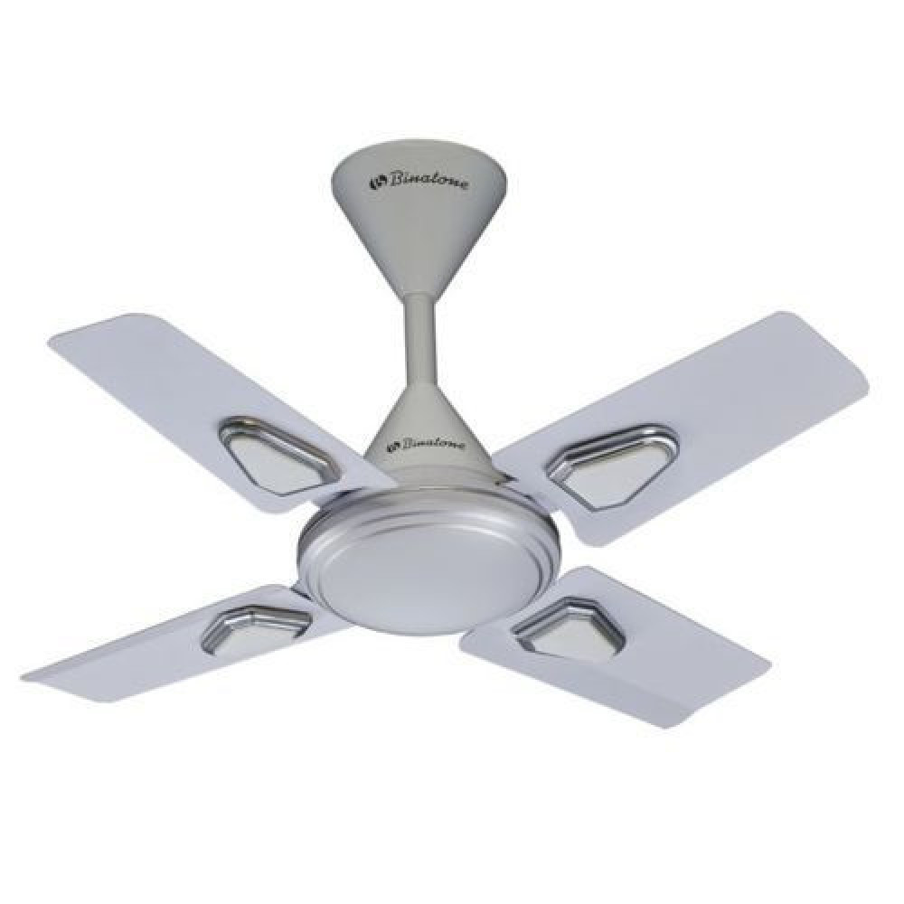 Binatone 24 inches Short Blade Silent Breeze Ceiling Fan CF-2476 White
