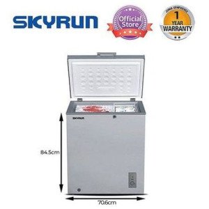 Skyrun 200l Chest Freezer BD-200A Grey