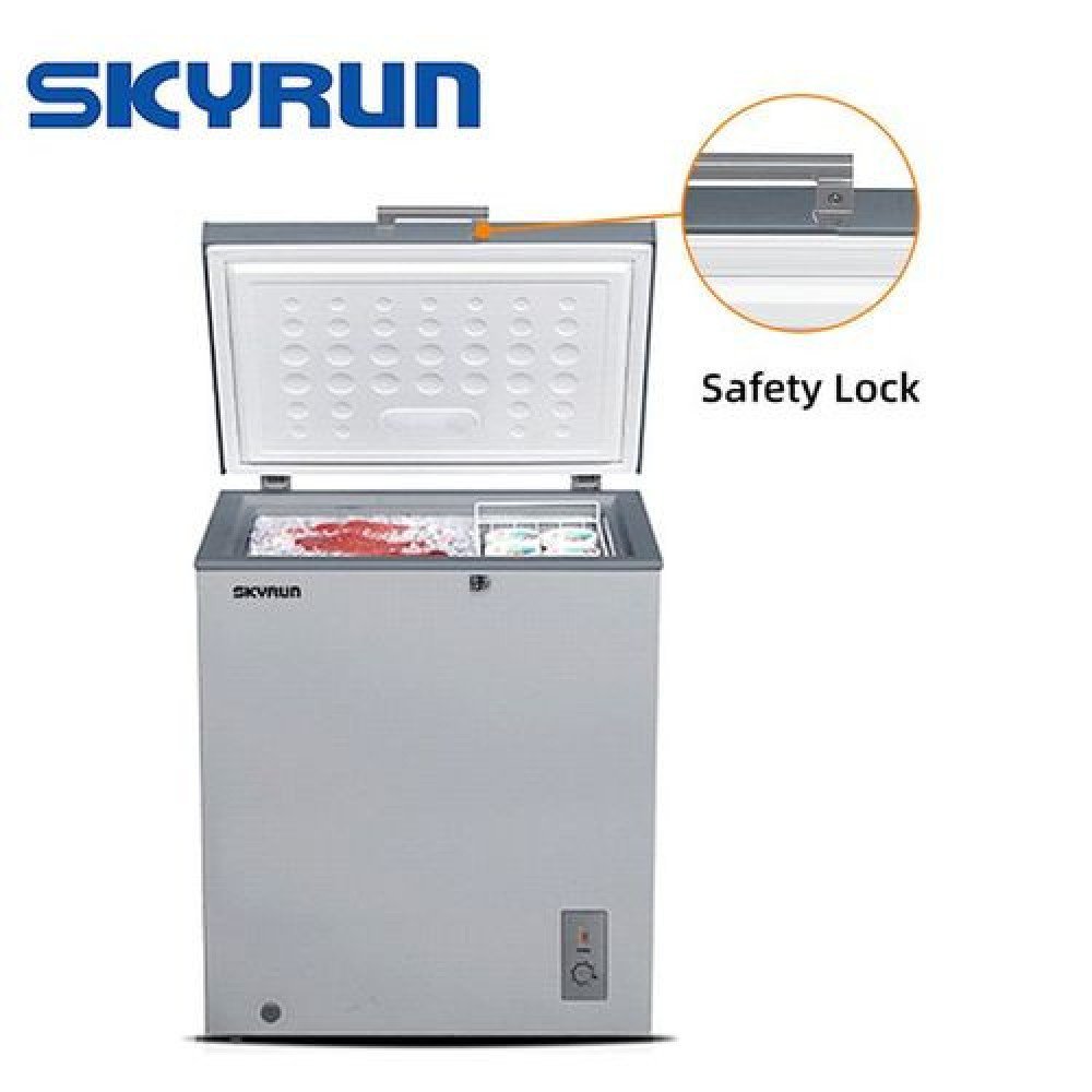 Skyrun 200l Chest Freezer BD-200A Grey