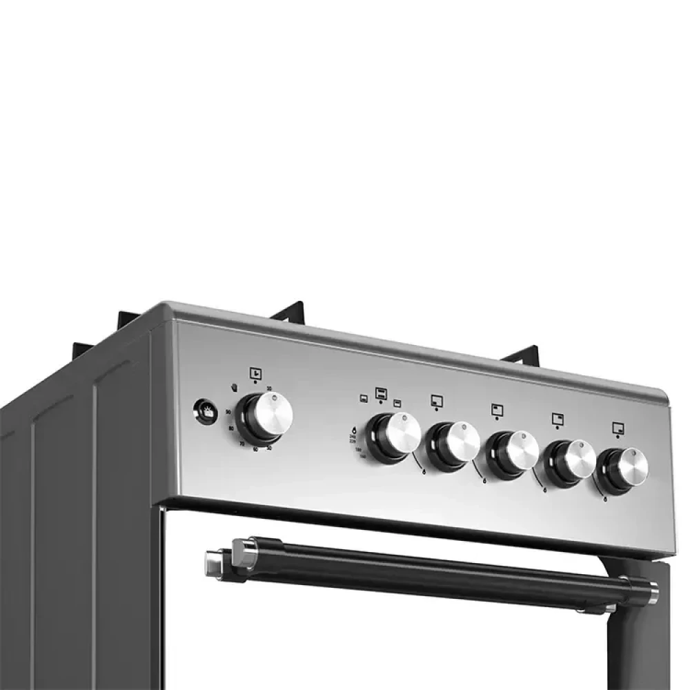 Maxi 60x60 Gas Cooker (3+1 Burners) – IGL Inox Finish, Oven & Grill (TR Model)