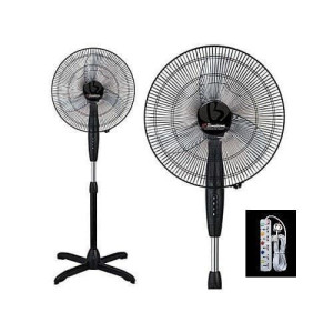 Binatone 16-Inch Standing Fan A-1691 with Height Adjustment & Silent Operation + FREE Extension Cable