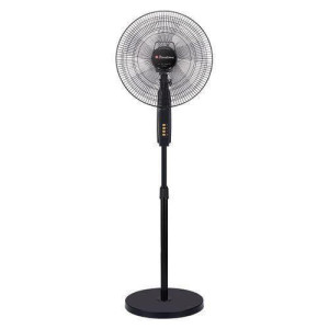 Binatone AD-1601 16" 4-Way Rechargeable Standing Fan – Works on AC, Solar, Inverter & 12V Battery, Super Silent + Height Adjustable