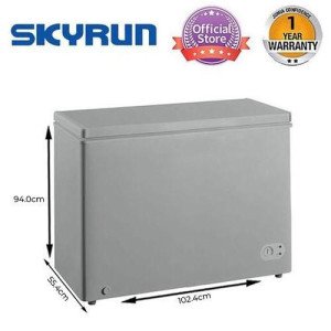 Skyrun 300-Litres Chest Freezer BD-300HNW -Grey
