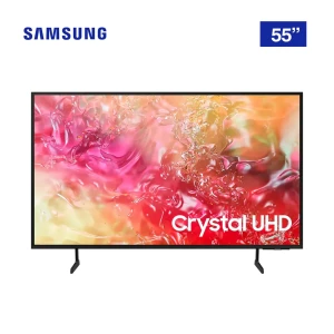 Samsung 55-Inch Crystal UHD 4K Smart TV (UA55DU7010UMTE) – HDR10+, Slim Bezel, Smart Features