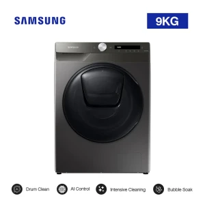Samsung 9KG Wash & Dry Machine (WD90T554DBN/NQ) – EcoBubble™, AI Control & Hygiene Steam