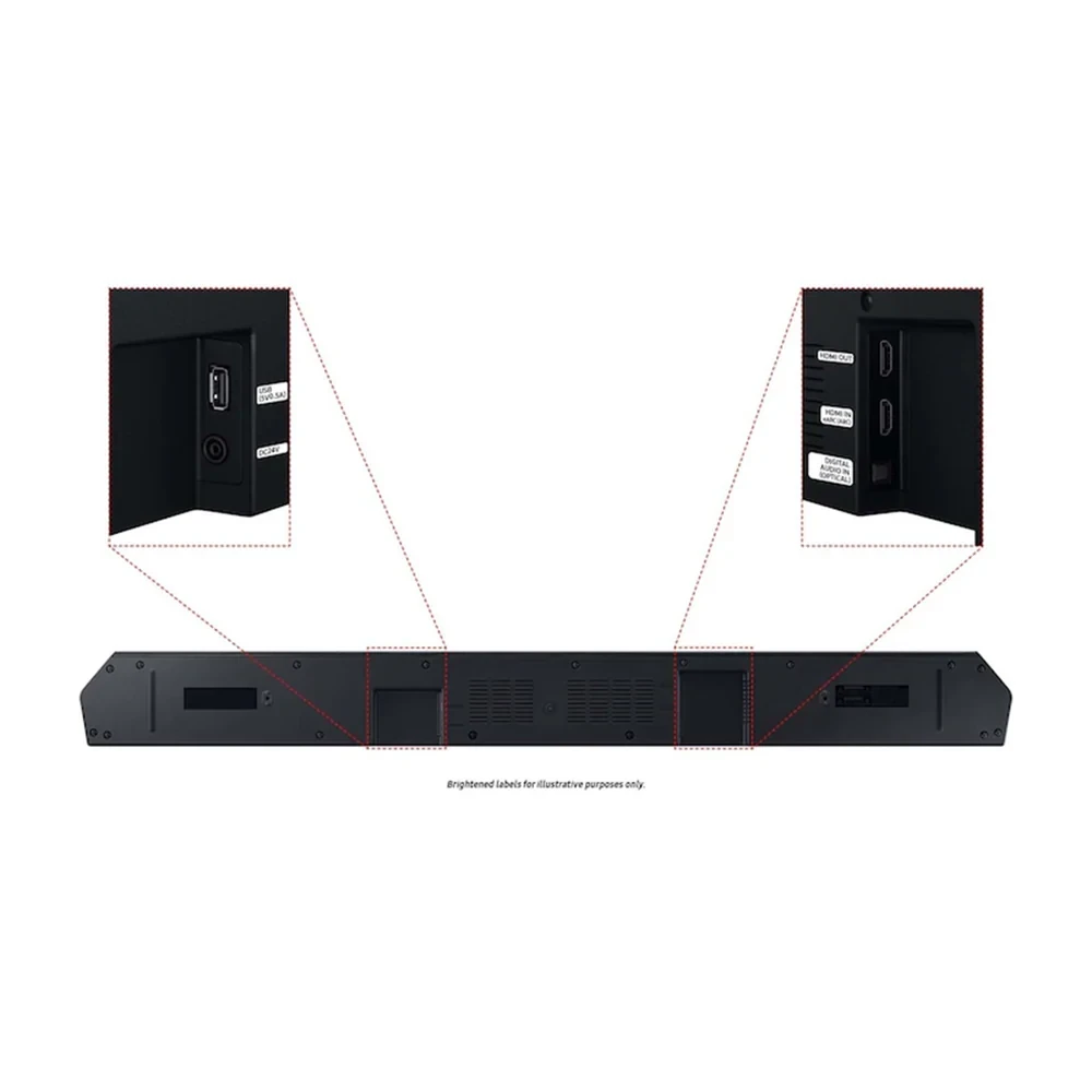 Samsung HW-600 3.1.2 Channel Soundbar – Dolby Atmos & DTS:X