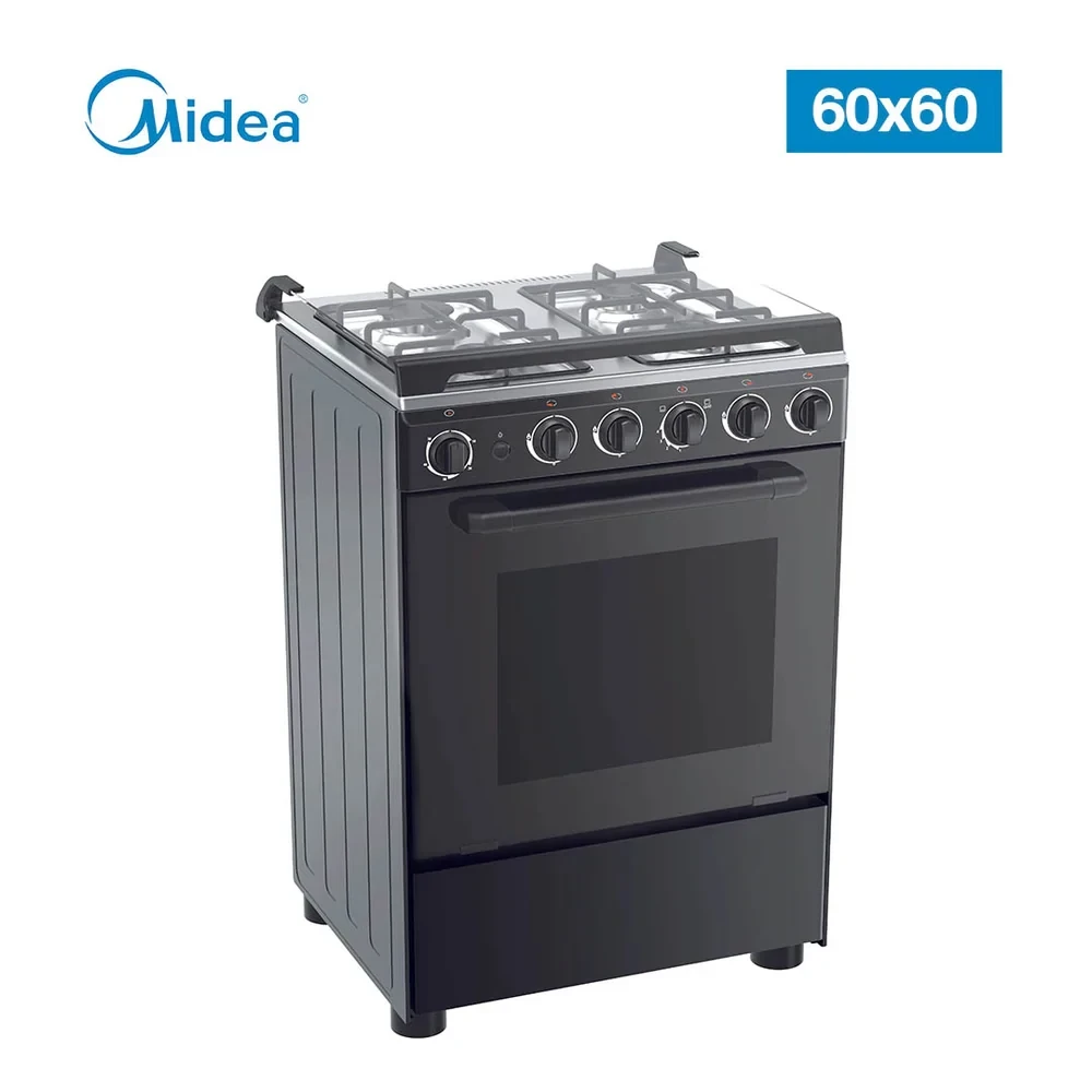 Midea 60x60 Gas Cooker 4G (6060-4G057-B) – Rotisserie & Grill