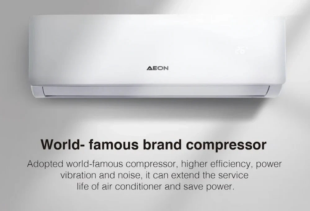 AEON 1.5HP Split Air Conditioner (CSC-12QB) – Fast Cooling, Free Installation Kit, R410a Gas
